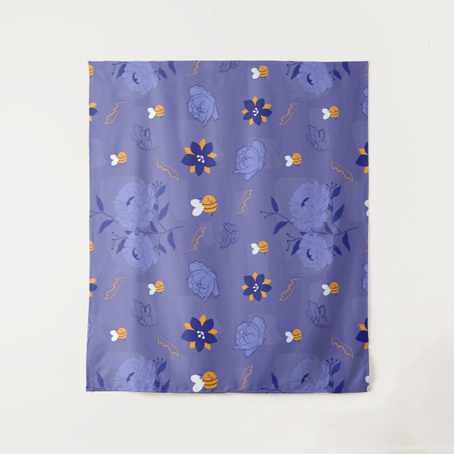 Tapete De Parede Abelha no Jardim (Frente)