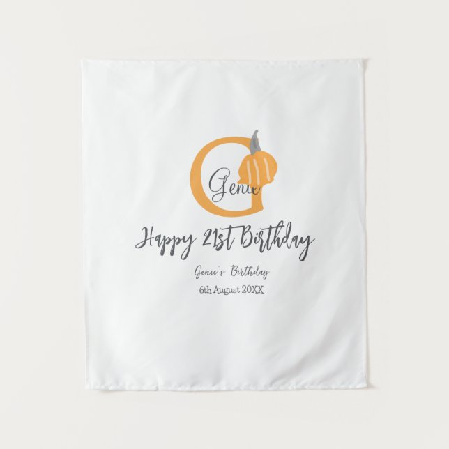 Tapete De Parede Abóbora-de-laranja no outono 21 rua cinza queda pa (Frente)