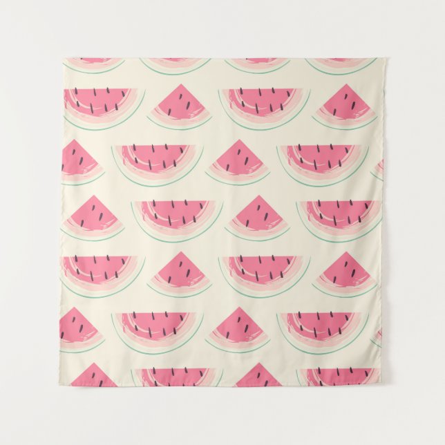 Tapete De Parede Abstract fruit seamless pattern. Creative colorful (Frente)