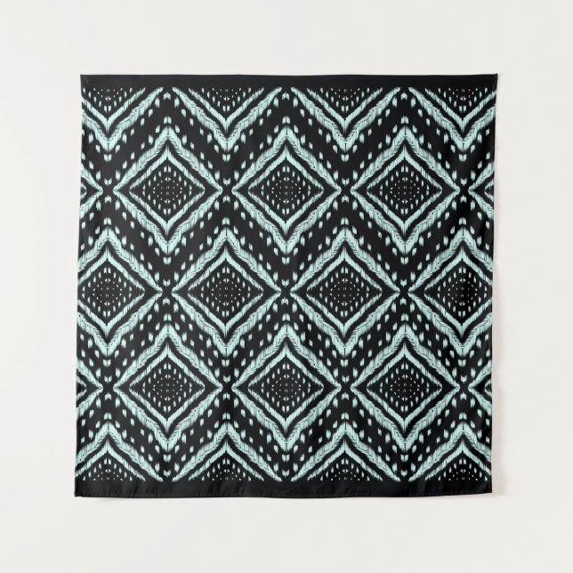 Tapete De Parede Abstract Line, Beautiful, Ikat seamless pattern, B (Frente)