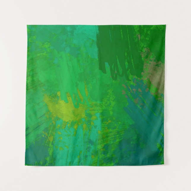 Tapete De Parede Abstract random shapes. 2d illustration background (Frente)