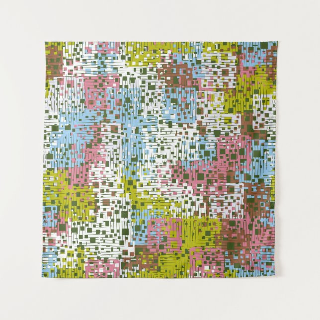 Tapete De Parede Abstract seamless pattern. Paints of the spring la (Frente)