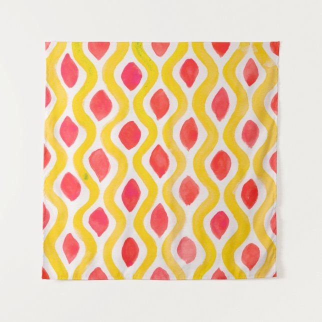 Tapete De Parede Abstract watercolor background (Frente)