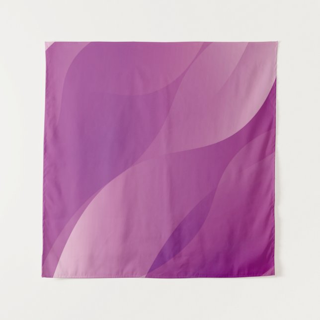Tapete De Parede Abstract Waves. Futuristic Technology Style Backgr (Frente)