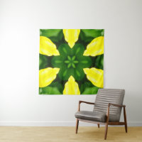 ABSTRACT YELLOW AND GREEN DRAWING. SAMER BRASIL. 3