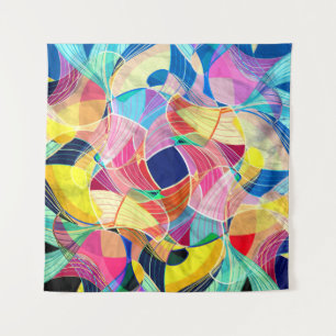 Tapete De Parede Abstrato cor d'água, fundo fantástico