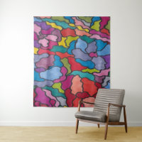 Abstrato de Flores de Vidro Arco-Arco-Arrependido