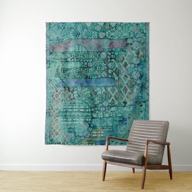 Tapete De Parede Abstrato Ethno Pattern - Folclore Art 2 (In Situ)