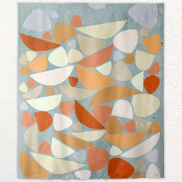 Tapete De Parede Abstrato forma laranja