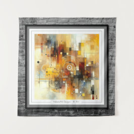 Tapete De Parede Abstrato Harmonics