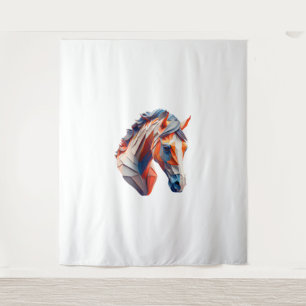 Tapete De Parede Abstrato Horse Art A Colorida Twist on Wildlife Im