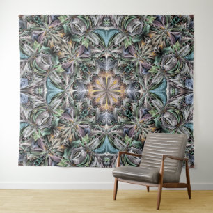 Tapete De Parede Abstrato Multicolor Suculent Garden Rosette