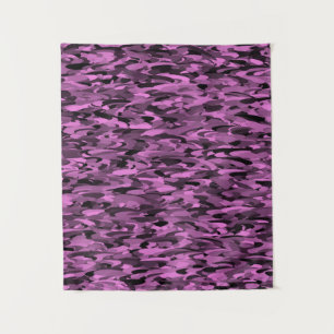 Tapete De Parede Abstrato Padrão preto roxo