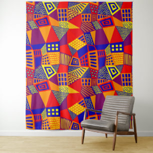 Tapete De Parede Abstrato segmentado 070717 - Cores 01