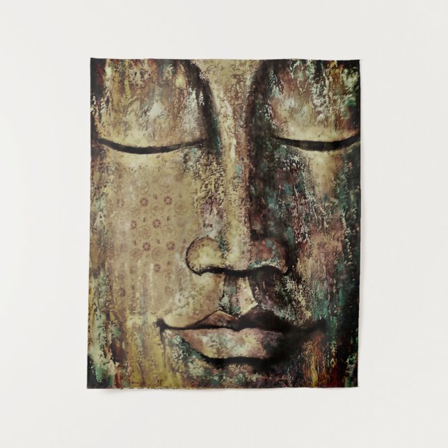 Tapete De Parede Abstrato Tribal Face (Frente)