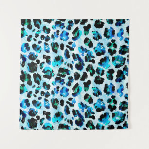 Tapete De Parede Abstrato Watercolor Leopard Skin Patterne