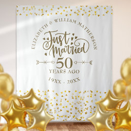 Tapete De Parede Acabados de Casar 50º Aniversário de Casamento Fun