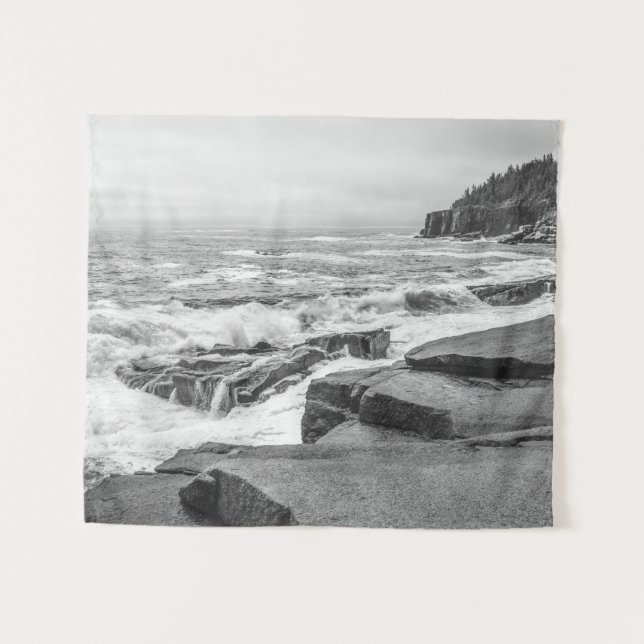 Tapete De Parede Acadia Maine Rocky Shoreline SMALL (Frente (Horizontal))