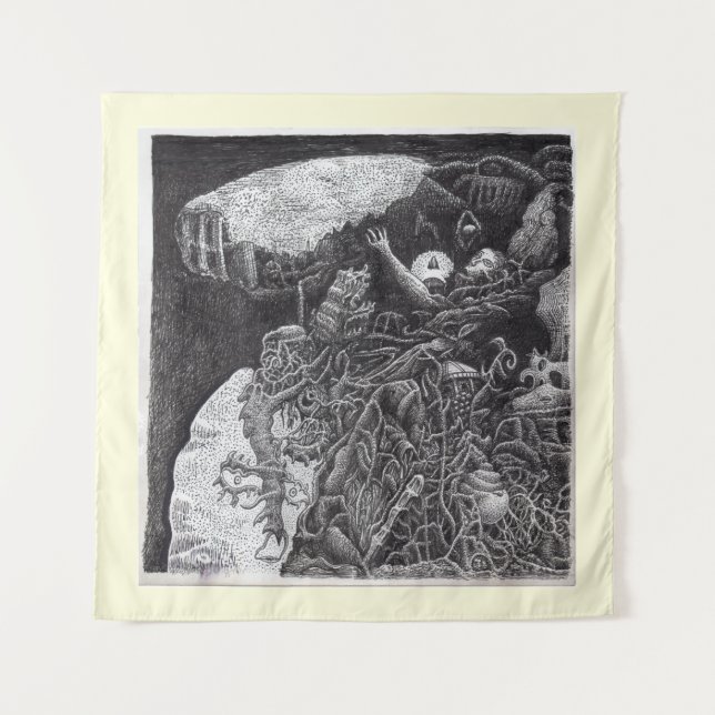 Tapete De Parede Acima e Abaixo, por Brian Benson (Frente)