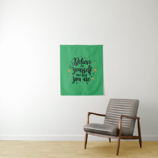 Tapete De Parede Acredite em si mesmo Design de citação motivaciona