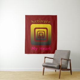 Tapete De Parede Acrílica Activate My Heart