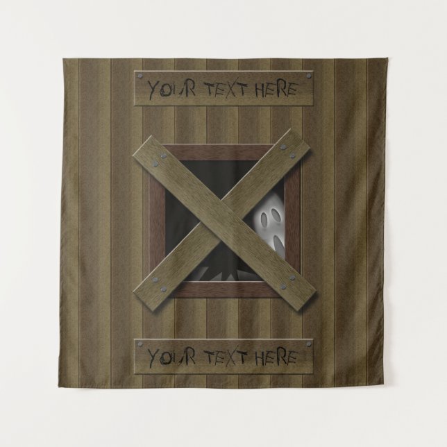 Tapete De Parede Adereços de Fundo de Halloween de Fantasma Assusta (Frente)