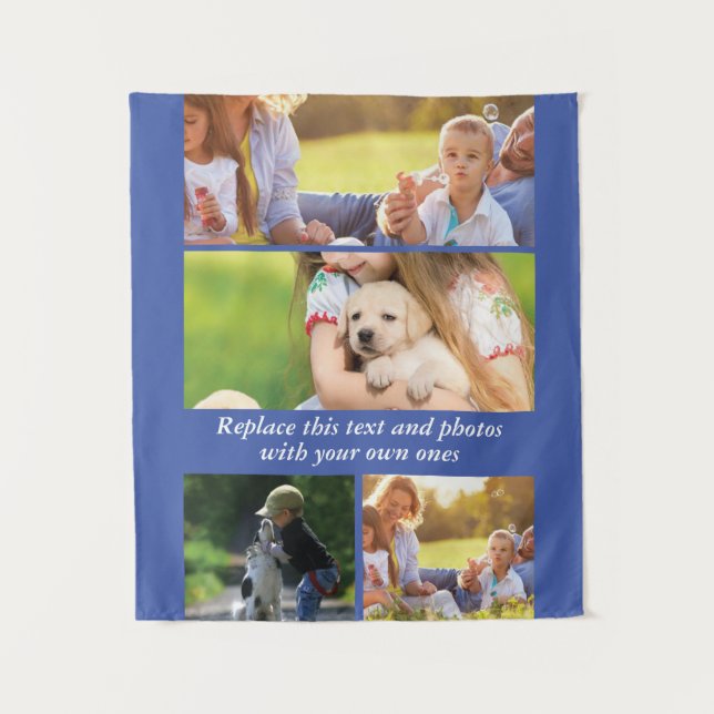 Tapete De Parede Adicionar o seu próprio texto e fotografias (Frente)