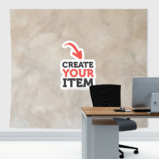 Tapete De Parede Adicione seu logotipo Roman Limewash Zoom Fundo Be