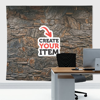 Tapete De Parede Adicione seu logotipo Stone Slates Zoom Fundo Corn
