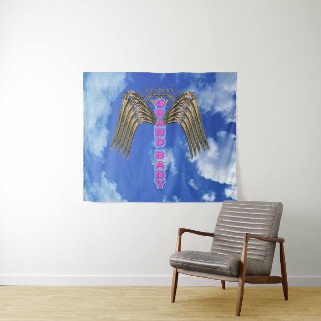 Tapete De Parede Adorável "Eu Amo Meu Grande Bebê" (In Situ (Horizontal))