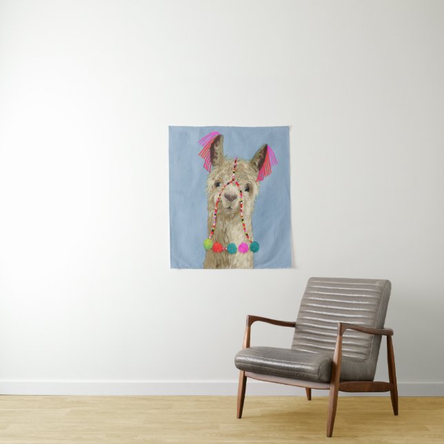 Tapete De Parede Adorned Llama - Beige (In Situ)