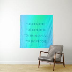 Tapete De Parede Afirmações Positivas "Você É Especial"