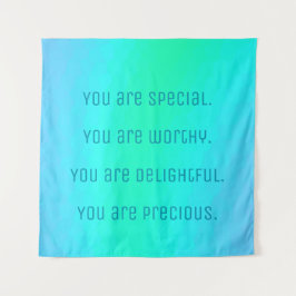 Tapete De Parede Afirmações Positivas "Você É Especial"