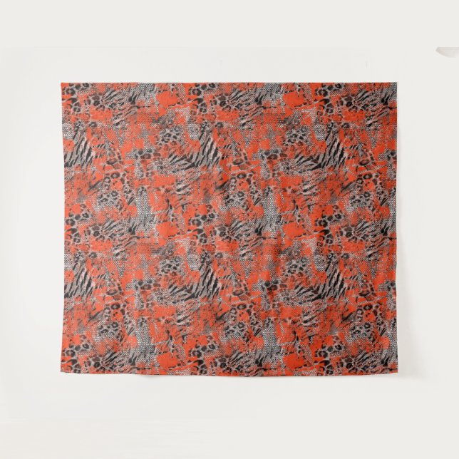 Tapete De Parede Africano, tribal. (Frente (Horizontal))