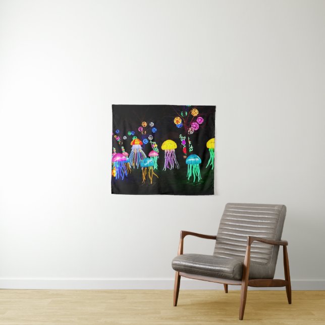 Tapete De Parede Água-viva de Luzes  (In Situ (Horizontal))