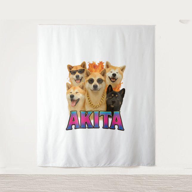 Tapete De Parede Akita  (Frente)