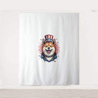 Tapete De Parede Akita cão com independência