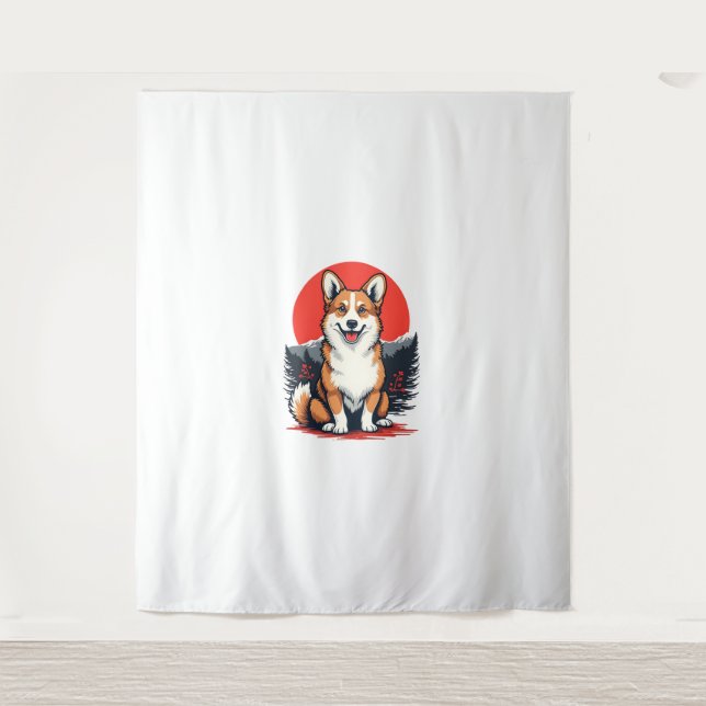 Tapete De Parede Akita Inu Dog (Frente)