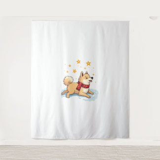 Tapete De Parede Akita Snowball - Cão da Luta
