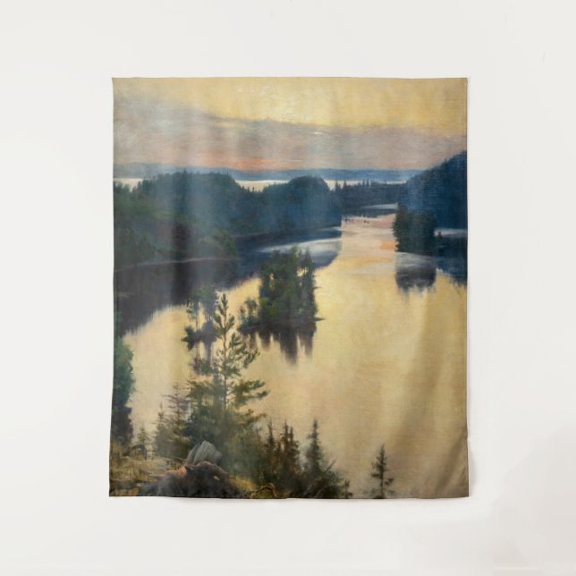 Tapete De Parede Albert Edelsense - Kaukola Ridge em Sunset (Frente)