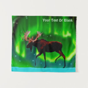 Tapete De Parede Alces da aurora boreal
