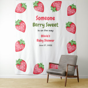 Tapete De Parede Alguém Berry Sweet Strawberry Chá de fraldas