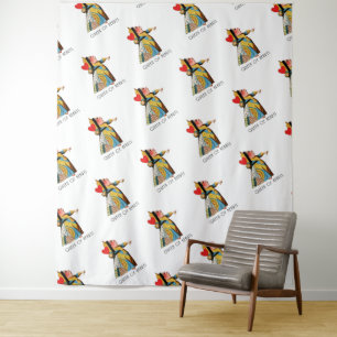 Tapete De Parede Alice no País das Maravilhas Rainha dos Corações