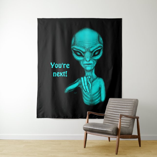 Tapete De Parede Alienígena ruim, você é a próxima! (In Situ)