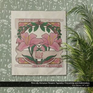 Tapete De Parede Almiração de Amizade Flores Victorianas Rosa