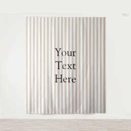 Tapete De Parede Almond & White Stripes 