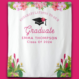 Tapete De Parede Aloha Graduação Luau Classe De Fundo 2024