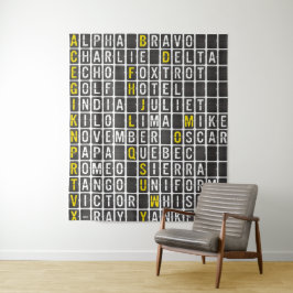 Tapete De Parede Alpha-Bravo-Charlie