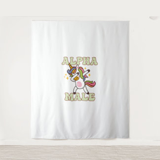 Tapete De Parede Alpha Male Ironic Unicorn 1