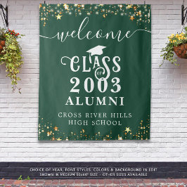 Tapete De Parede Alunos de Ano de Aula de Reunião Verde Escuro